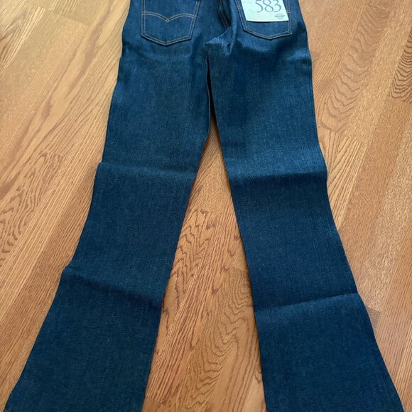 NEW  Vintage Mens Levis 583 Regular Fit Blue Denim Jeans  33 X 34  USA Made - Picture 13 of 15
